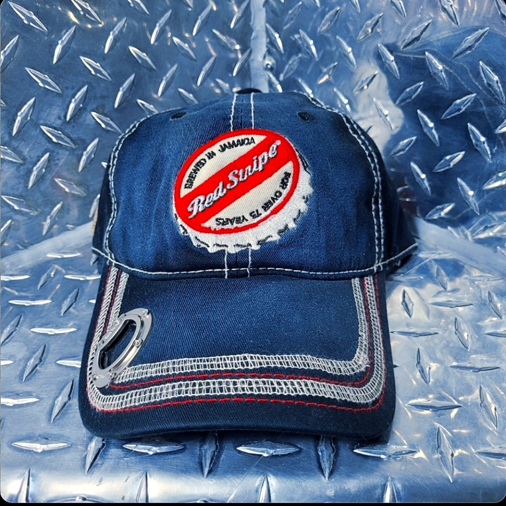 2FOR$40 Red stripe collectors hat